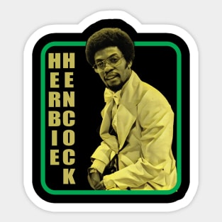 Herbie Hancock-- Retro Jazz Music Fan Design Sticker